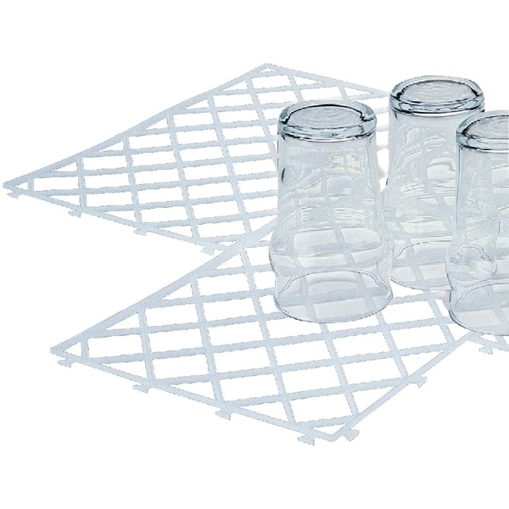 Transparente Gläsermatte 30x20 cm - Barmatte für Getränke