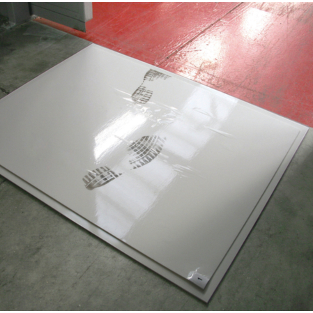 Antibakterielle Klebematte für Reinräume - 6,5 x 600 x 800 mm aus PE