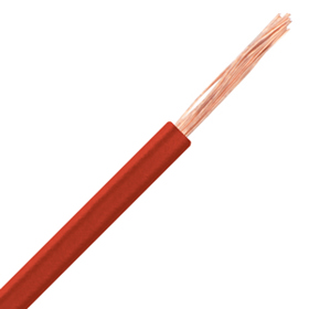 Aderleitung Litze H05V-K 1x0.75 mm² Rot - 100 m
