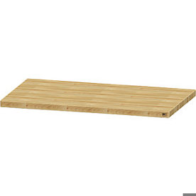 Massive Rotbuchen Arbeitsplatte für Werkbank - 1270 mm Breite, 50 mm Stärke