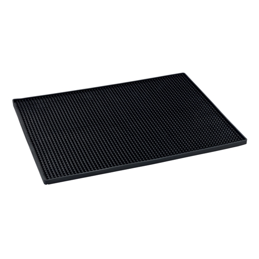 Abtropfmatte Maxi Schwarz - 40 x 30 cm - Noppenstruktur für die Outdoor Küche
