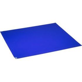 Reinraum Klebematte Blau für Standardschuhe - 1,65 mm x 910 mm x 910 mm