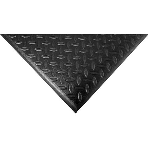 Premium Arbeitsplatzmatte Diamond - Schwarz - 900 x 1500 mm