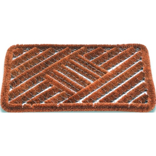 Kokos Fußmatte mit Stahlrahmen | 390x590x30mm | Natürliche Arbeitsplatzmatte