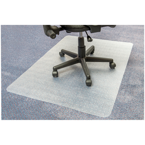 Cleartex Bodenschutzmatte 116x150 cm - Transparente Bodenschutzunterlage