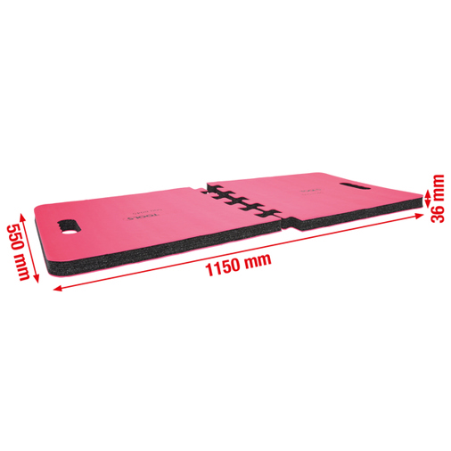 Schutzmatte 2-teilig - L1150 x B550 x H36 mm - Ideal für vielfältige Anwendungen
