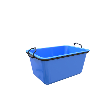 Mörtelwanne 200 Liter - Kran- und Stapelbar - Blau