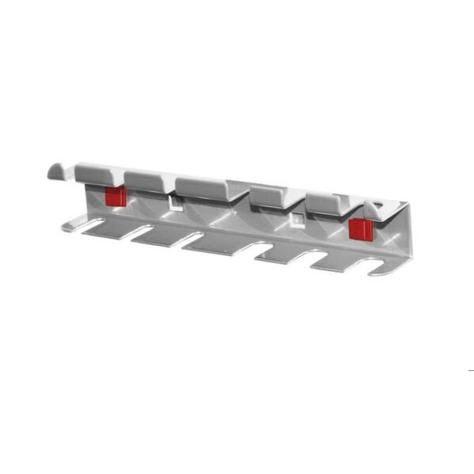 Schraubendreherhalter für Lochplatte - 12 Stück, Aluminium
