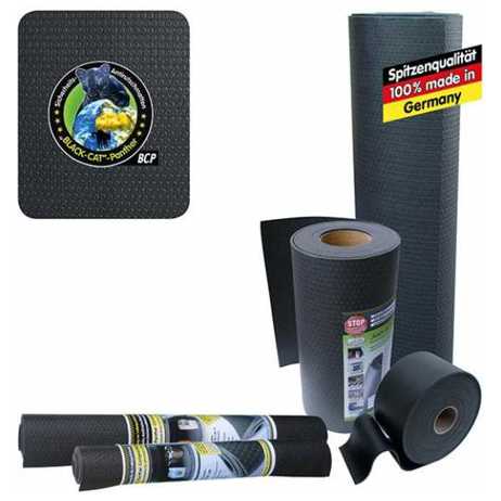Antirutsch-Matte 0,80x4m - Schwarz