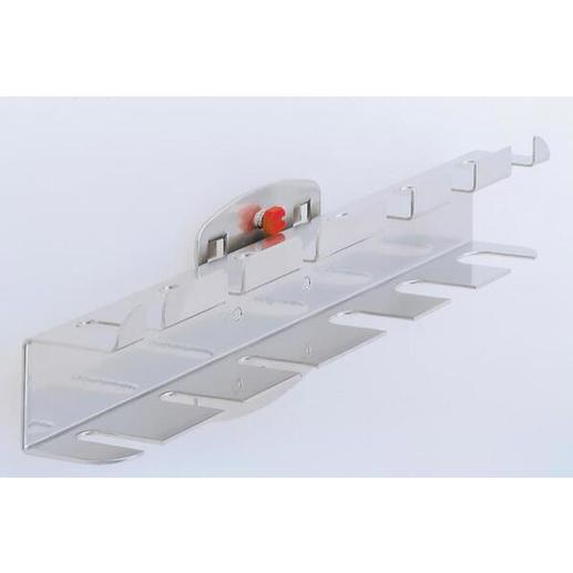 Schraubendreher-Halter für Lochplatten, 6 Stück, alufarben