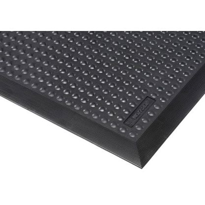 Schwarze Antistatikmatte aus Naturgummi - 90 x 150 cm