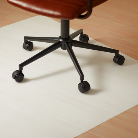 Bürostuhlunterlage Weiß - 90 x 90 cm