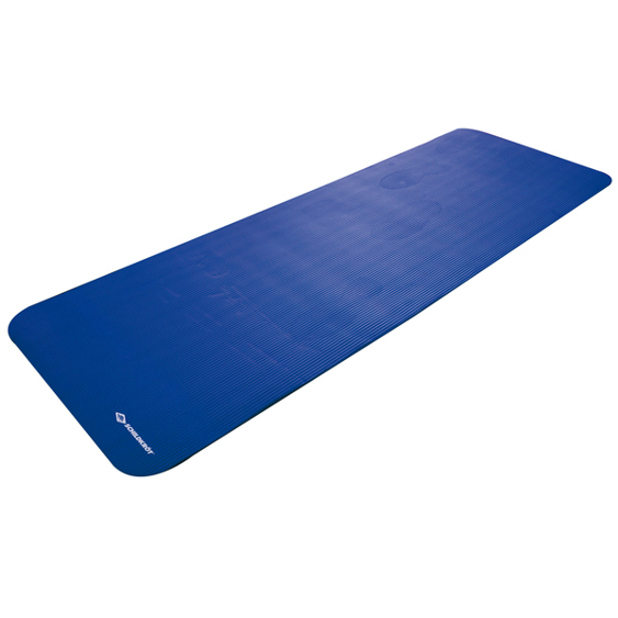 Yoga-Matte aus Gummi - Blau
