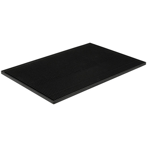 Schwarze Barmatte - 45 x 30 x 1.1 cm (LxBxH)