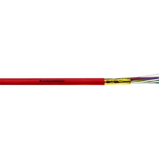 Brandmeldekabel J-Y(ST)Y 2x2x0,8 mm Rot 250 m