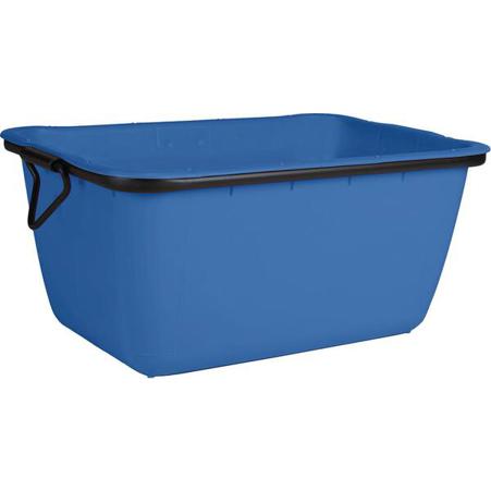 Blauer Mörtelkübel 200 L - Kranbar