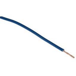 Einzeladerleitung 0,75 mm² - 100m - Dunkelblau - PVC-isoliert - Ø 2,4mm - 24/32 Litzen