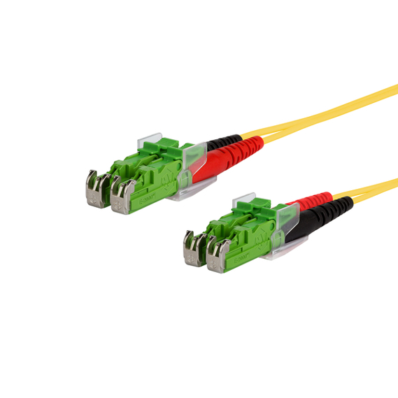 LWL Patchkabel E2000-D APC zu E2000-D APC OS2 | 0,5 m