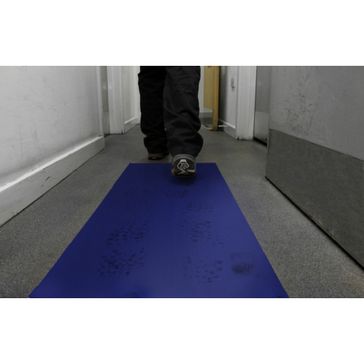 Antibakterielle Reinraummatte – 1170 x 450 mm – Blau – PE