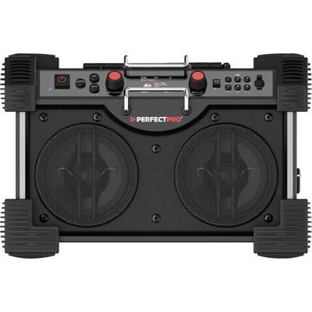 Baustellenradio 18V mit DAB+ und Bluetooth | AUX | SD | USB Powerbank