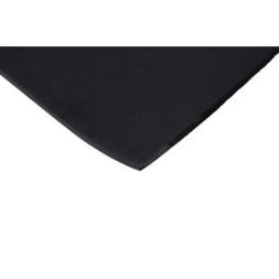 Moosgummiplatte Neopren-Schwamm - Schwarz - 1m x 10mm x 2m - 122kg/m³