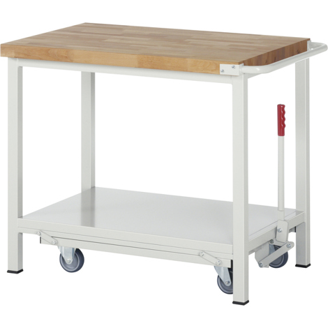 Werkbank mit Fahrgestell – 8000-6 | B1000 x T700 x H880 mm