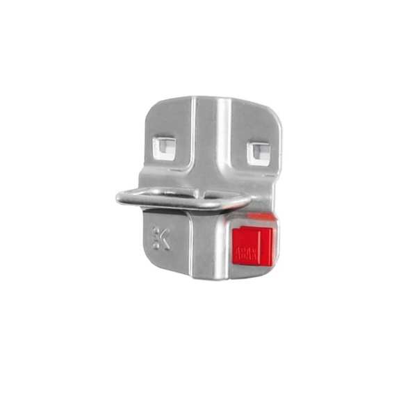 Zangenhalter - BxT 50 x 75 mm - Alufarben