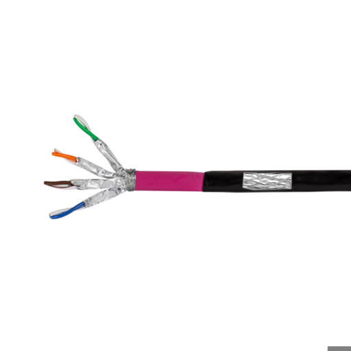 Cat7 S/FTP Netzwerkkabel Schwarz - 25 m