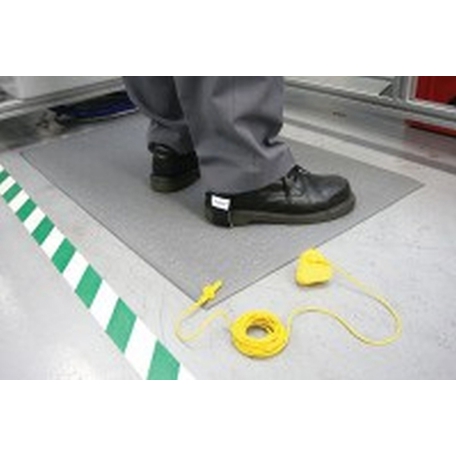 Ergonomische Antistatikmatte - Grau, 0.9m x 1.5m - Ideal für Büro und Werkstatt