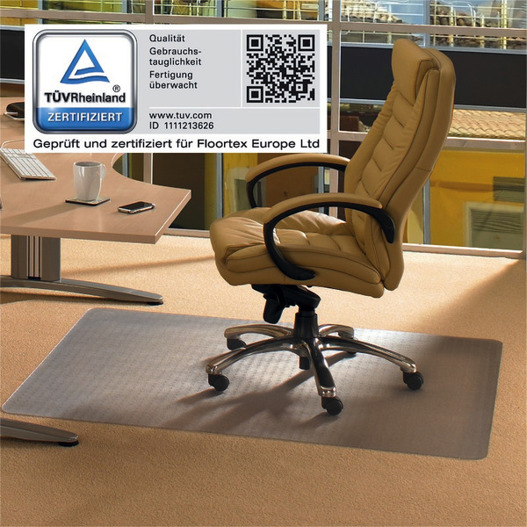 Antimikrobielle Bodenschutzmatte für Teppichböden - 1200 x 900 mm