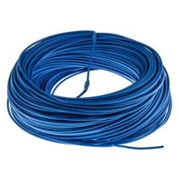 Einzeladerleitung 1 mm² | 18 AWG | 100m | Blau | PVC isoliert | Ø 2.9mm | UL1015