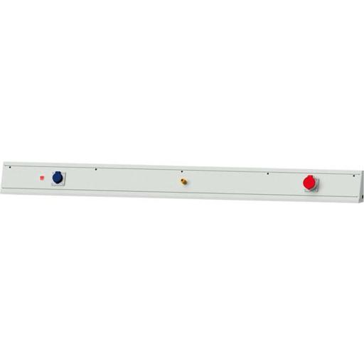 Energieaufsatz B - 1500xT90xH170mm, 1x Schuko/CEE/DL, Ein/Aus