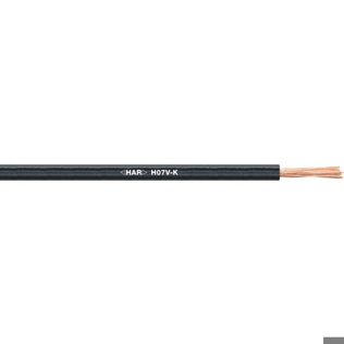 H07V-K 1x1,5mm² Schwarz 450/750V PVC Einzelader